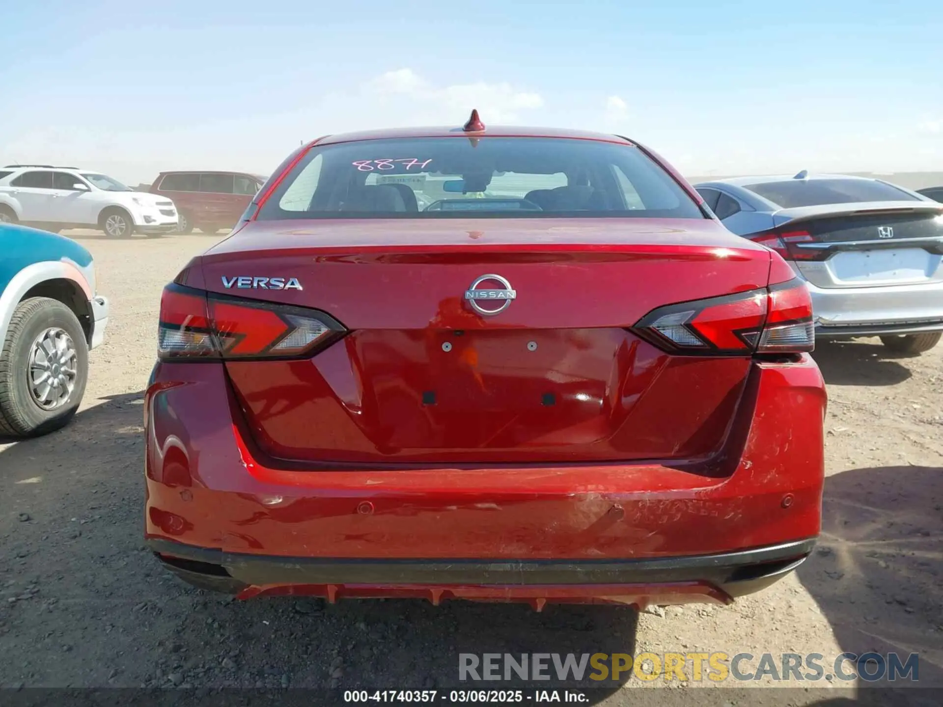 16 fotografías del automóvil dañado 3N1CN8EV4SL813268 NISSAN VERSA 2025