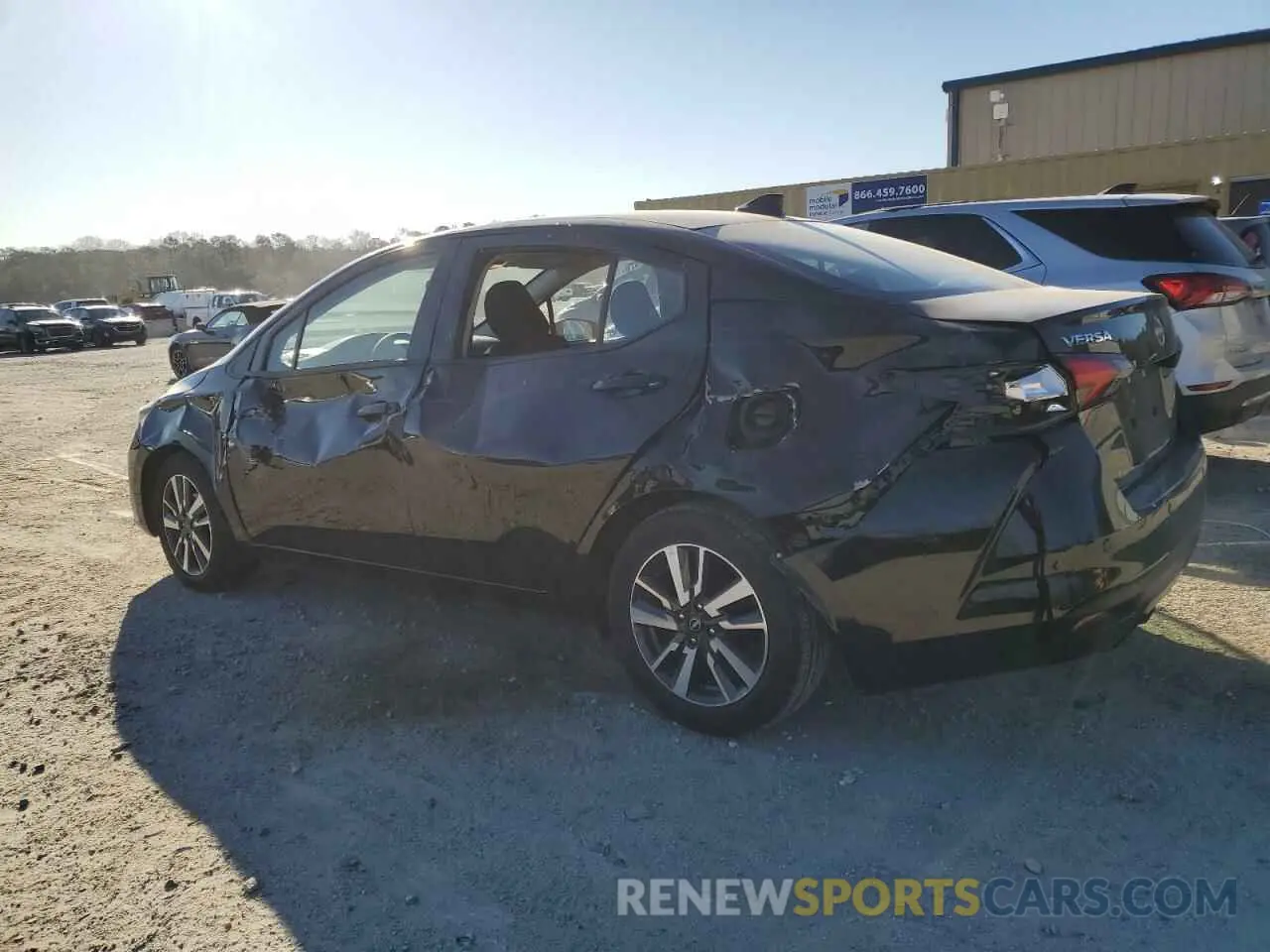 2 fotografías del automóvil dañado 3N1CN8EV6SL815300 NISSAN VERSA 2025