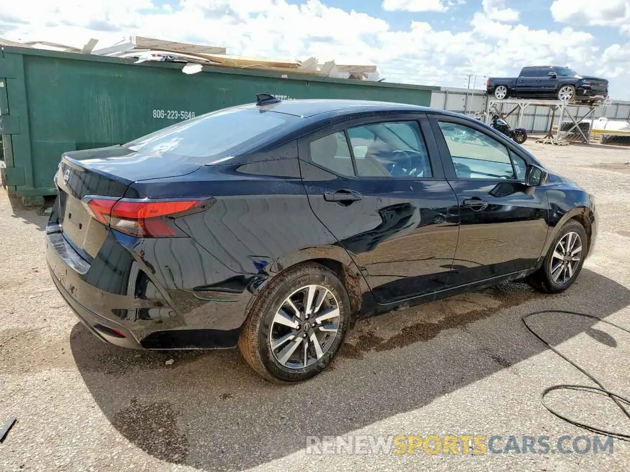 3 fotografías del automóvil dañado 3N1CN8EV7SL826208 NISSAN VERSA 2025