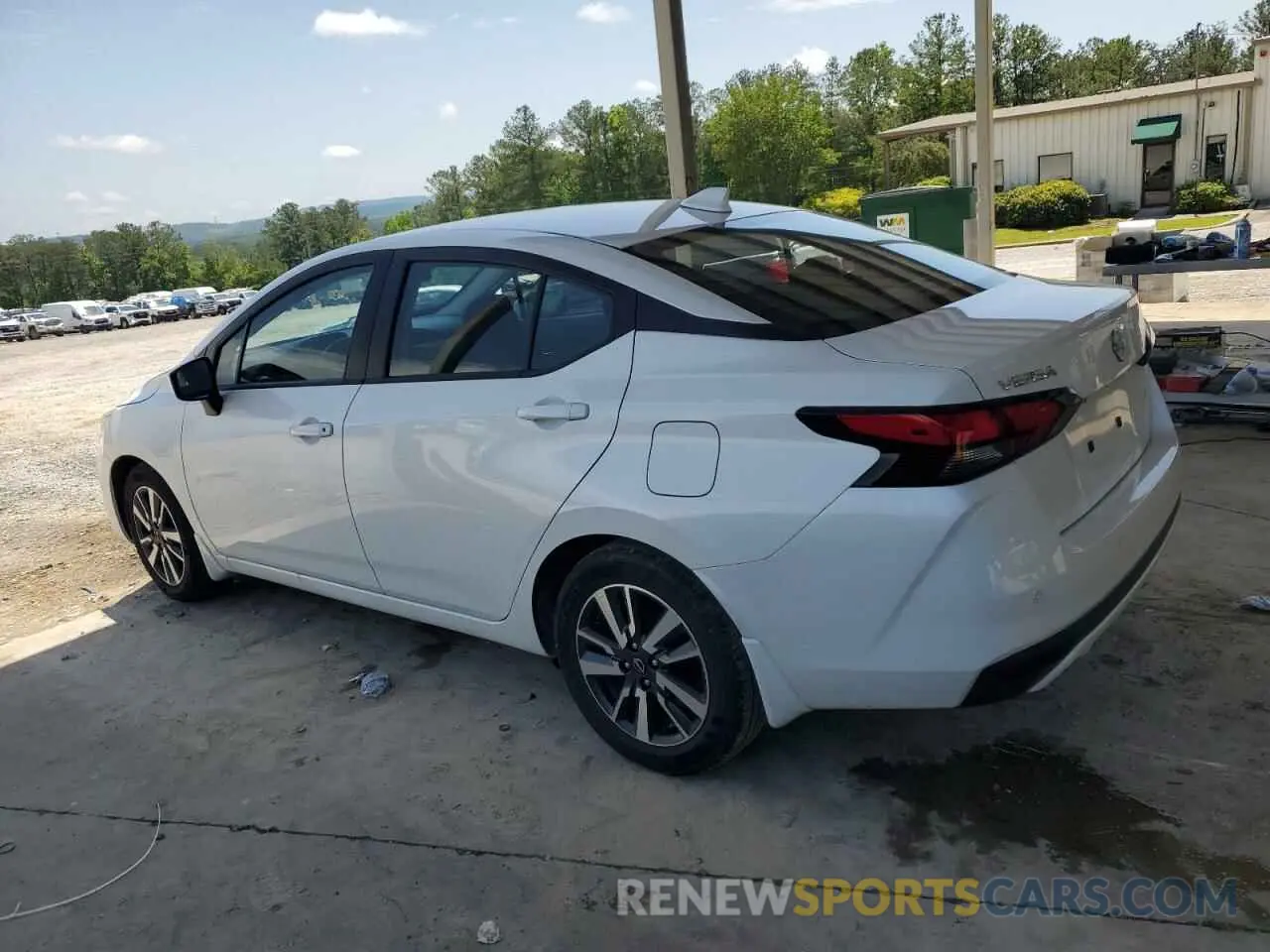 2 fotografías del automóvil dañado 3N1CN8EV7SL826550 NISSAN VERSA 2025
