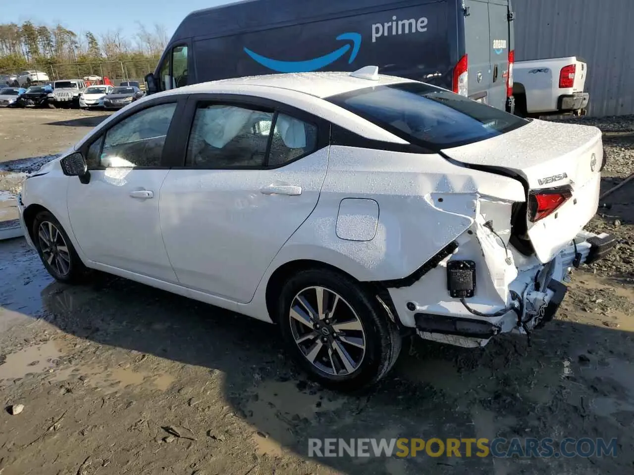 2 fotografías del automóvil dañado 3N1CN8EV8SL816741 NISSAN VERSA 2025