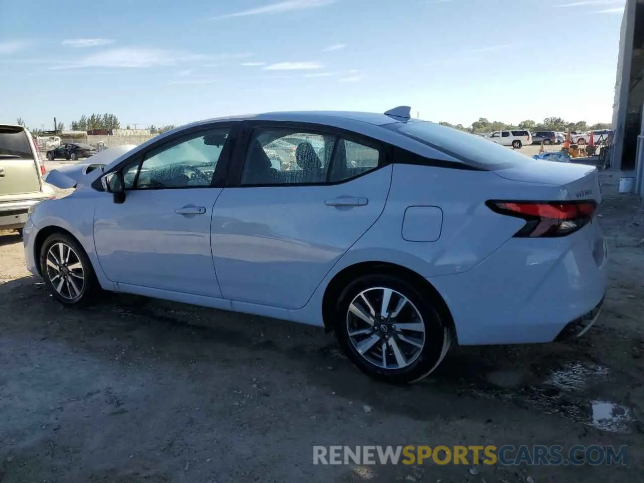 2 fotografías del automóvil dañado 3N1CN8EV8SL820191 NISSAN VERSA 2025