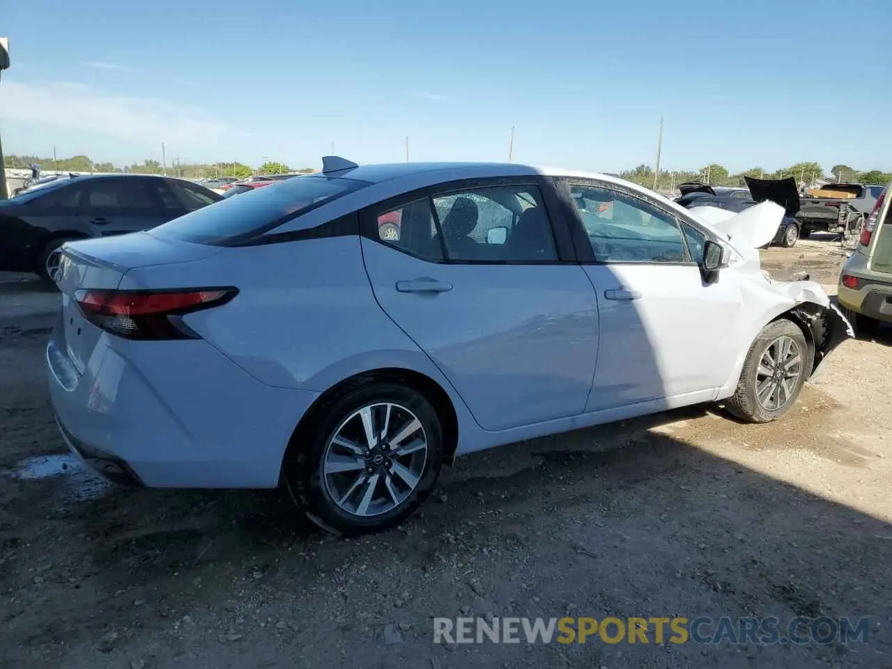 3 fotografías del automóvil dañado 3N1CN8EV8SL820191 NISSAN VERSA 2025