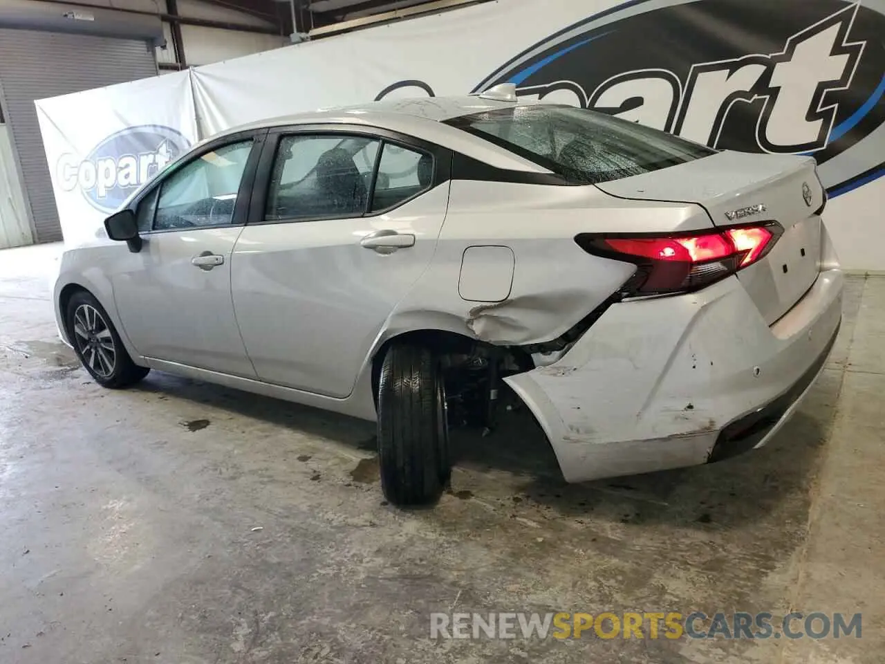 2 fotografías del automóvil dañado 3N1CN8EV8SL840554 NISSAN VERSA 2025