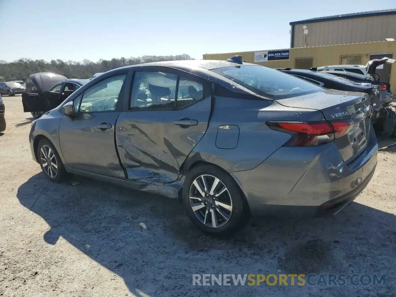 2 fotografías del automóvil dañado 3N1CN8EV9SL838828 NISSAN VERSA 2025