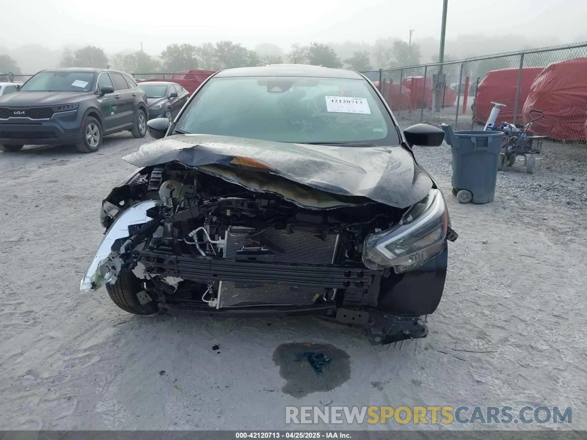 12 fotografías del automóvil dañado 3N1CN8EVXSL837784 NISSAN VERSA 2025