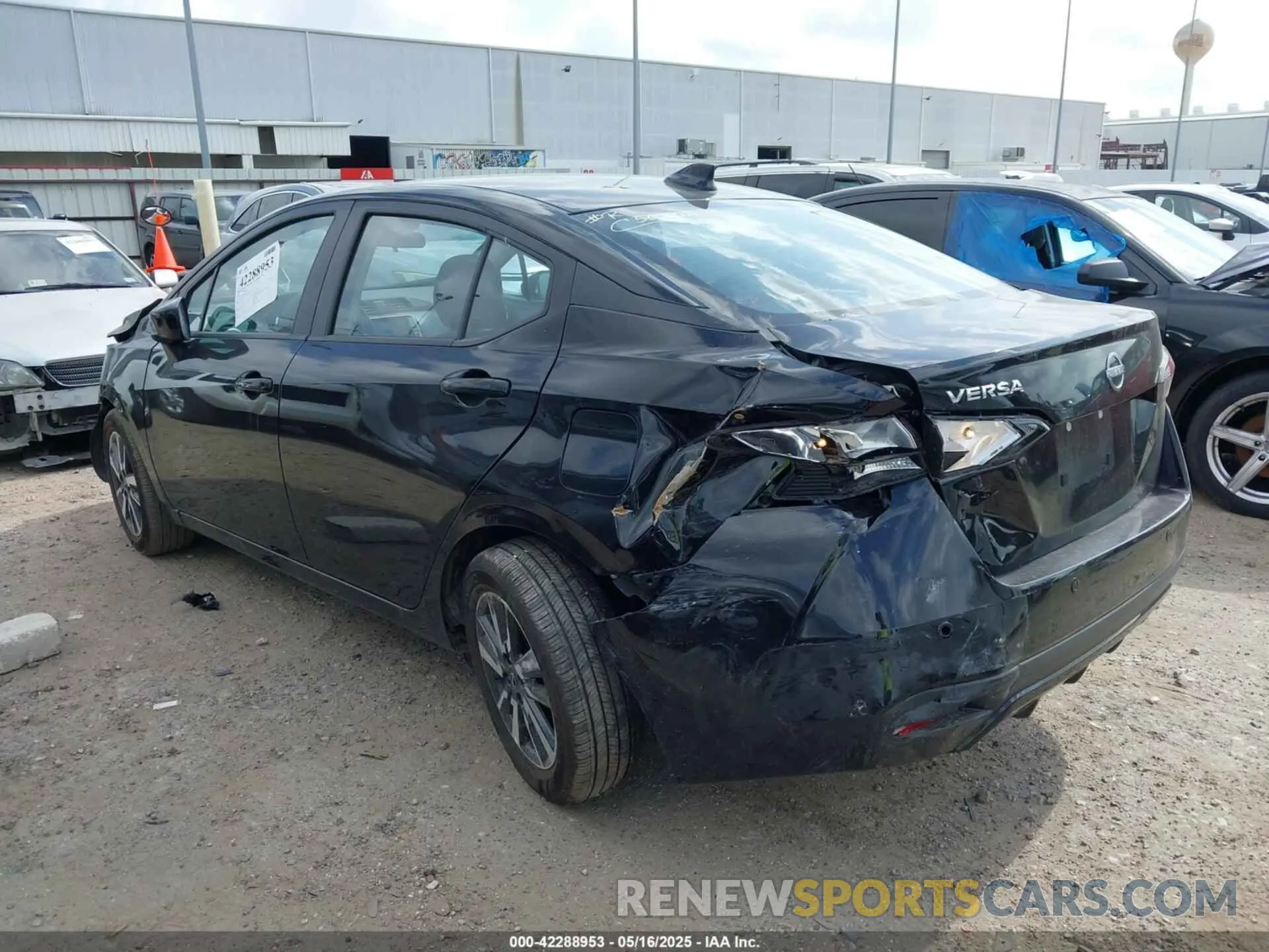 3 fotografías del automóvil dañado 3N1CN8EVXSL838790 NISSAN VERSA 2025