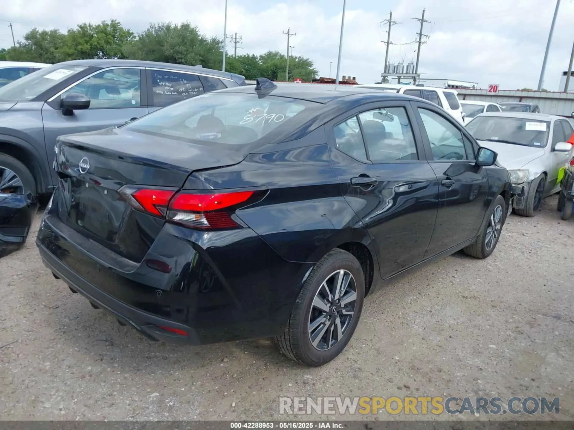 4 fotografías del automóvil dañado 3N1CN8EVXSL838790 NISSAN VERSA 2025