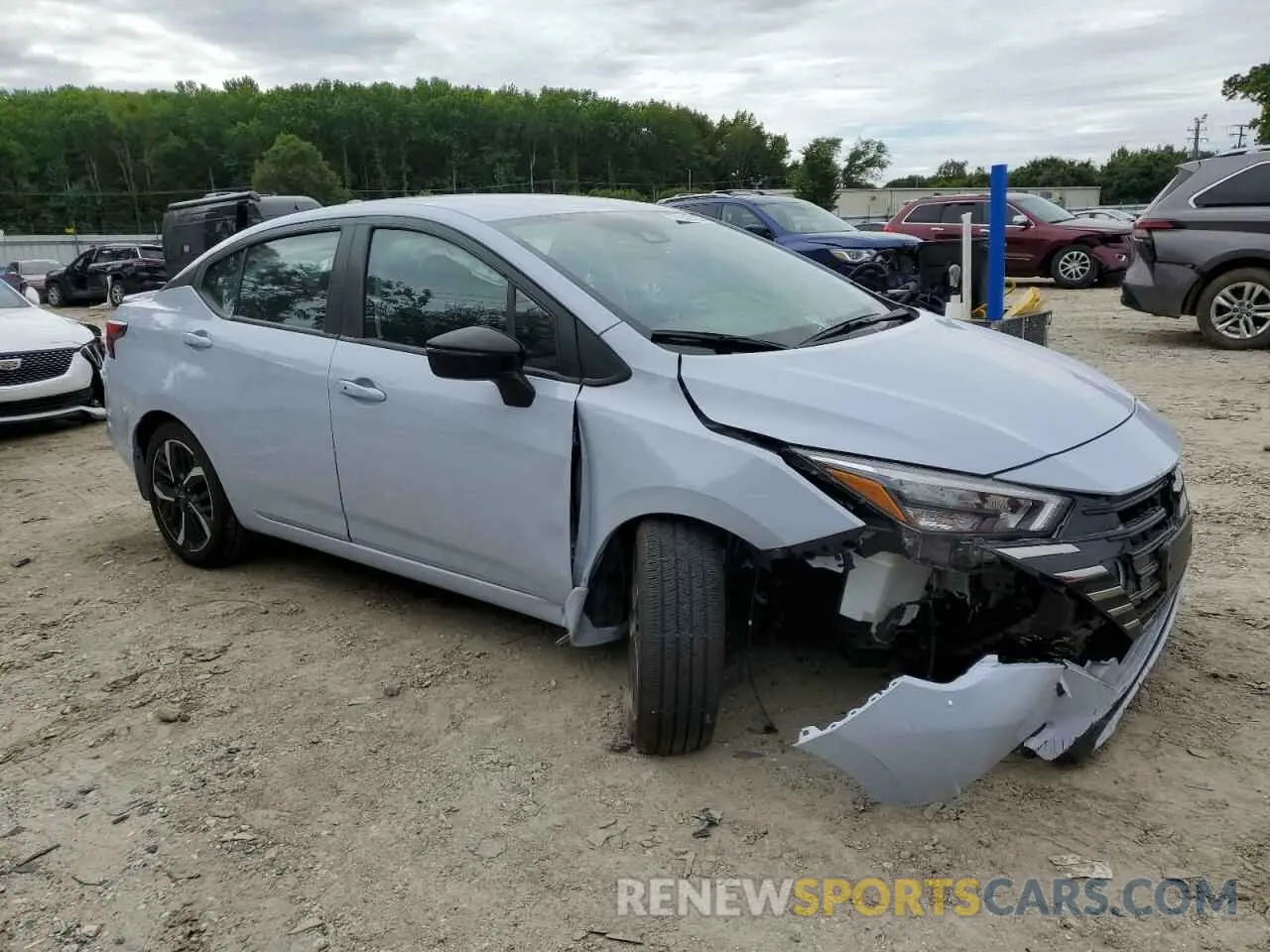 4 fotografías del automóvil dañado 3N1CN8FV0SL812889 NISSAN VERSA 2025