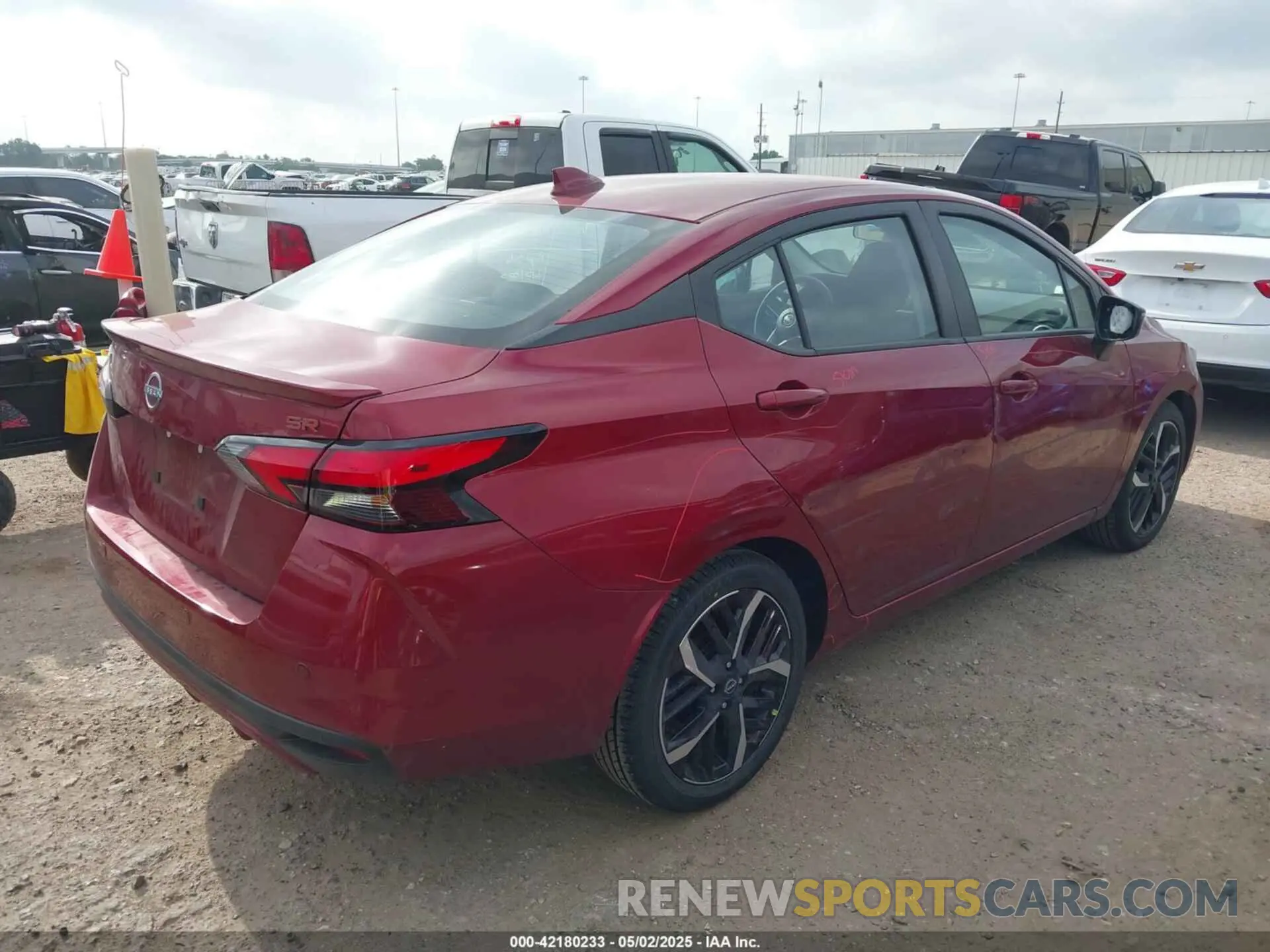 4 fotografías del automóvil dañado 3N1CN8FV8SL834445 NISSAN VERSA 2025