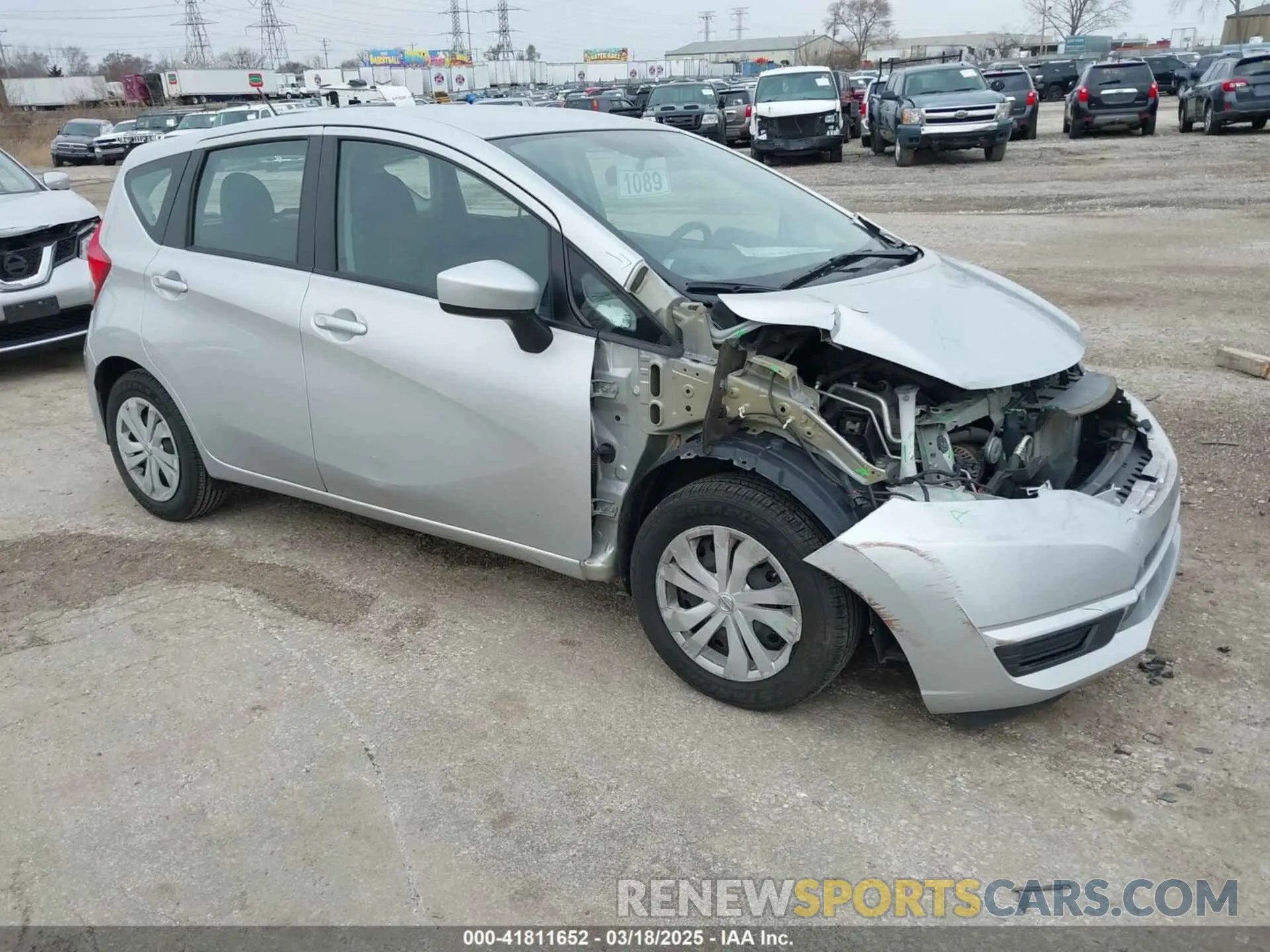 1 fotografías del automóvil dañado 3N1CE2CP3KL363503 NISSAN VERSA NOTE 2019