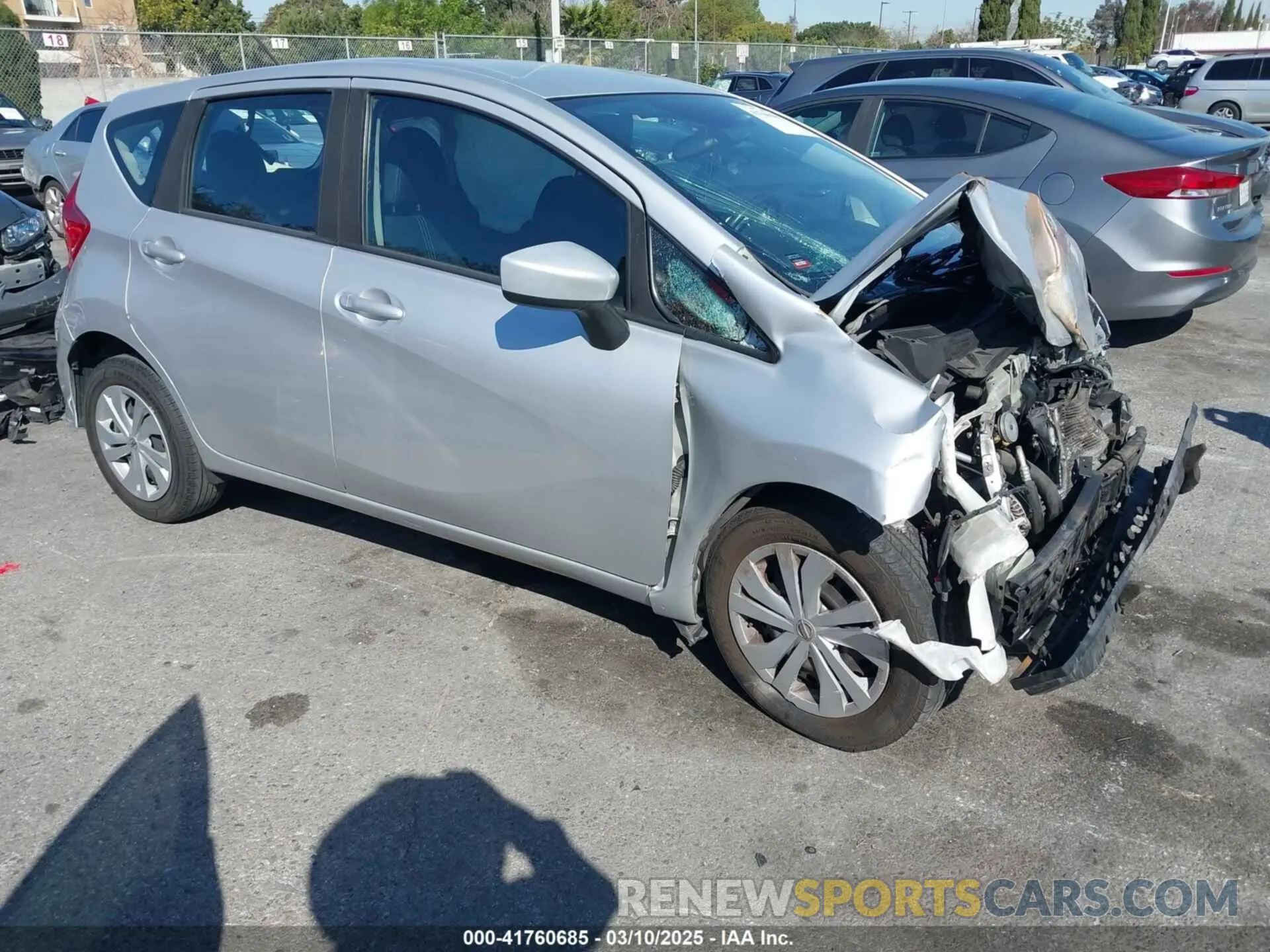 1 fotografías del automóvil dañado 3N1CE2CP9KL360038 NISSAN VERSA NOTE 2019