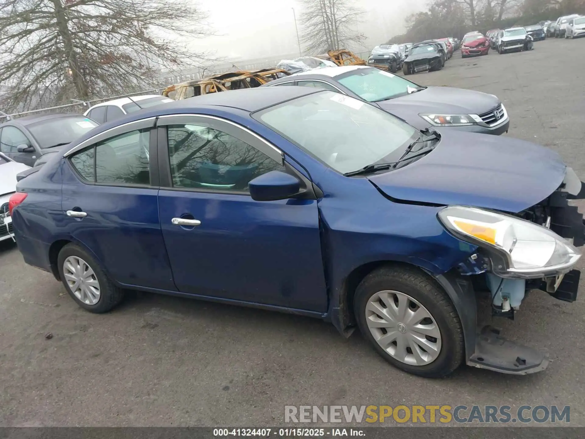 14 fotografías del automóvil dañado 3N1CN7AP2KL810791 NISSAN VERSA SEDAN 2019