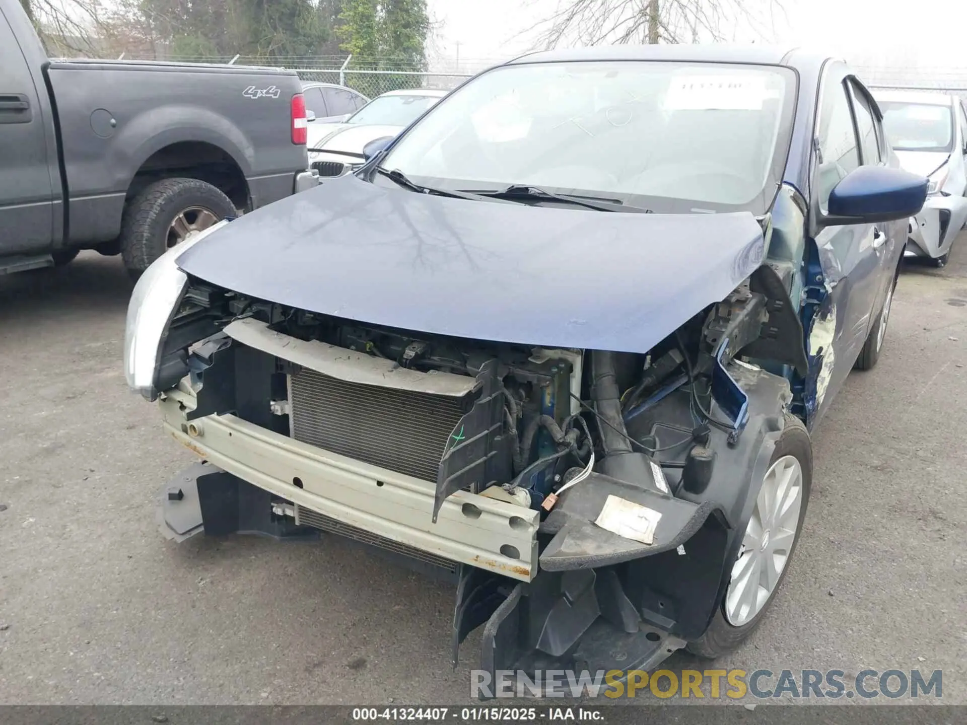6 fotografías del automóvil dañado 3N1CN7AP2KL810791 NISSAN VERSA SEDAN 2019