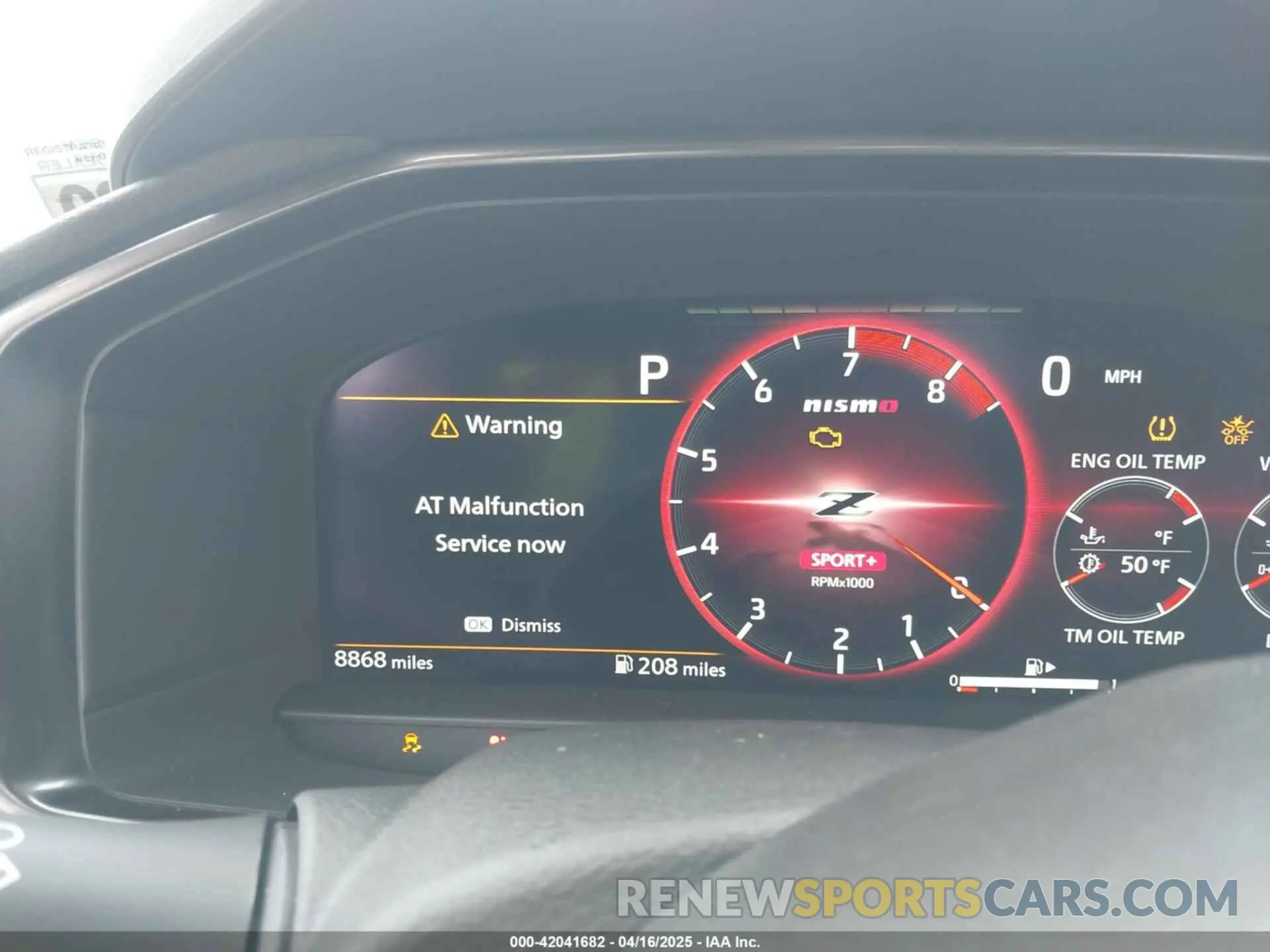 7 fotografías del automóvil dañado JN1BZ4CH9RM360562 NISSAN Z 2024