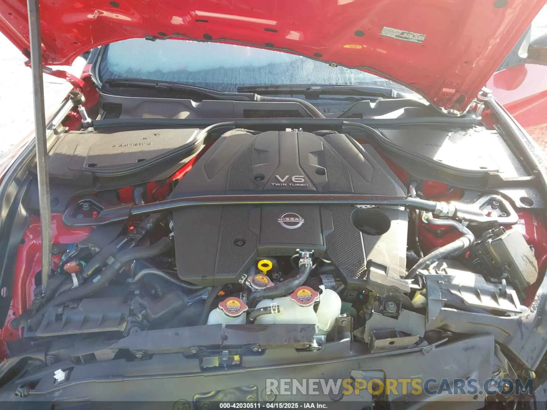 10 fotografías del automóvil dañado JN1BZ4BH2SM411231 NISSAN Z 2025