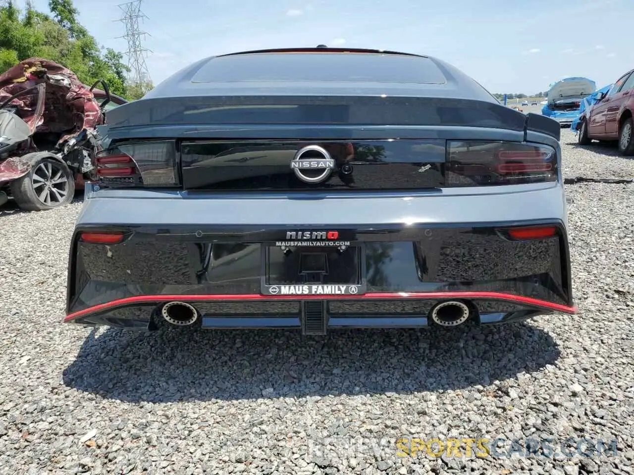 6 fotografías del automóvil dañado JN1BZ4CH8RM363453 NISSAN Z NISMO 2024