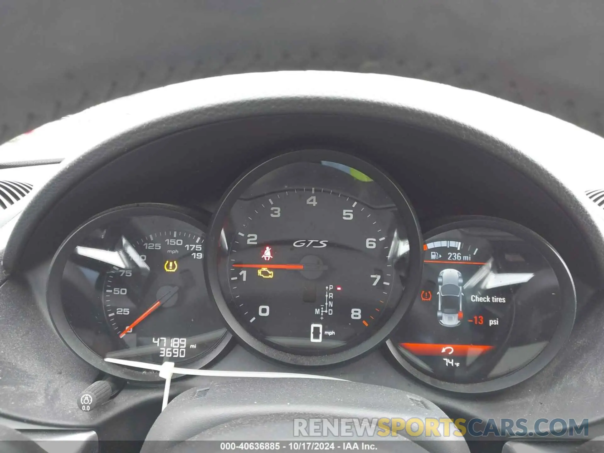 7 fotografías del automóvil dañado WP0CB2A84KS228145 PORSCHE 718 BOXSTER 2019