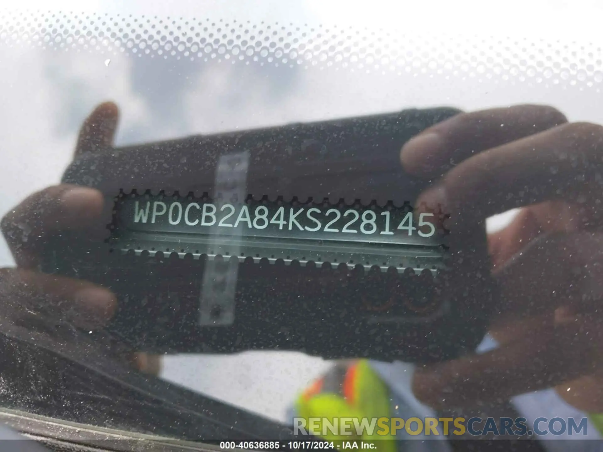 9 fotografías del automóvil dañado WP0CB2A84KS228145 PORSCHE 718 BOXSTER 2019