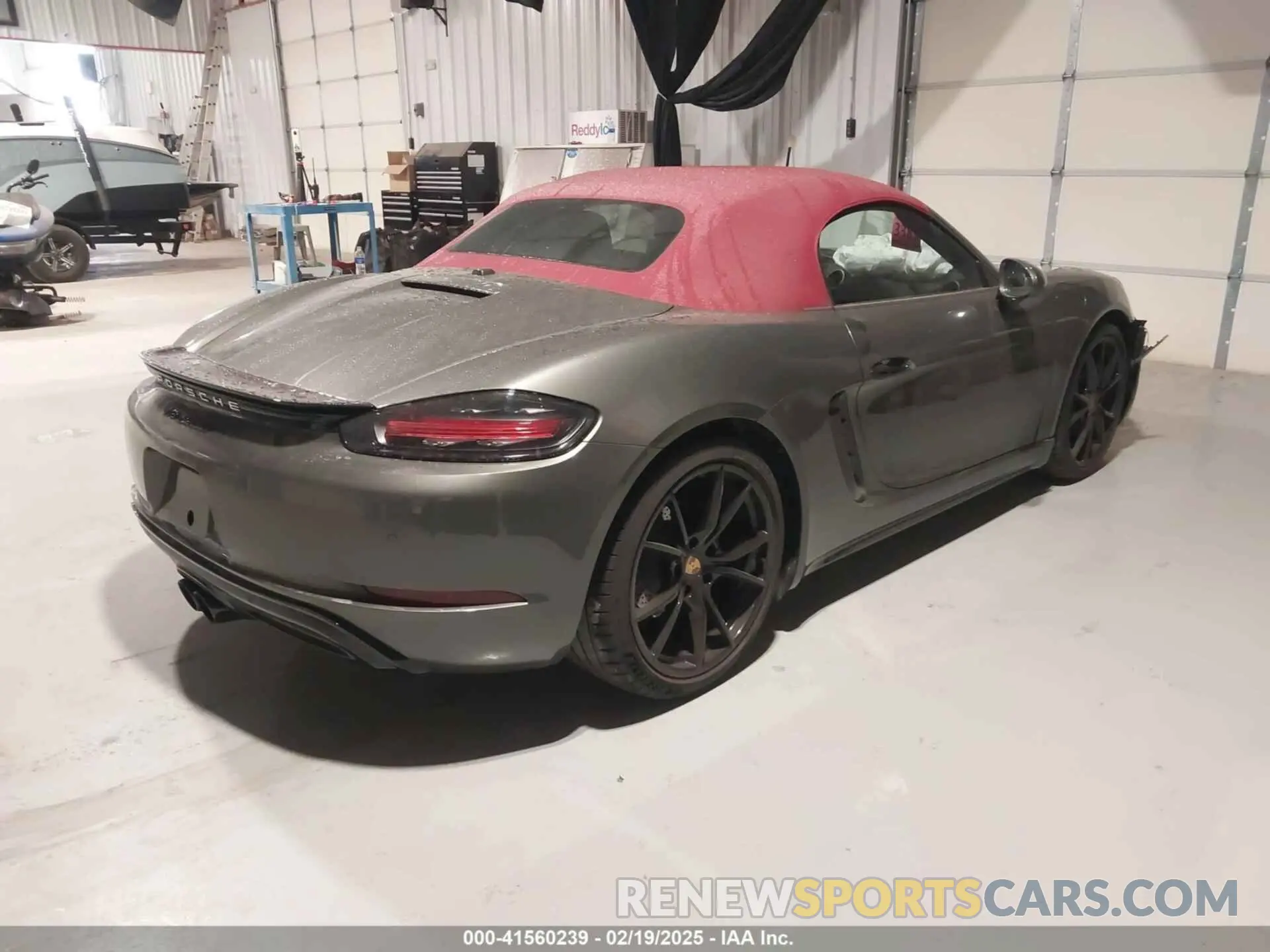 4 fotografías del automóvil dañado WP0CA2A89SK212378 PORSCHE 718 BOXSTER 2025