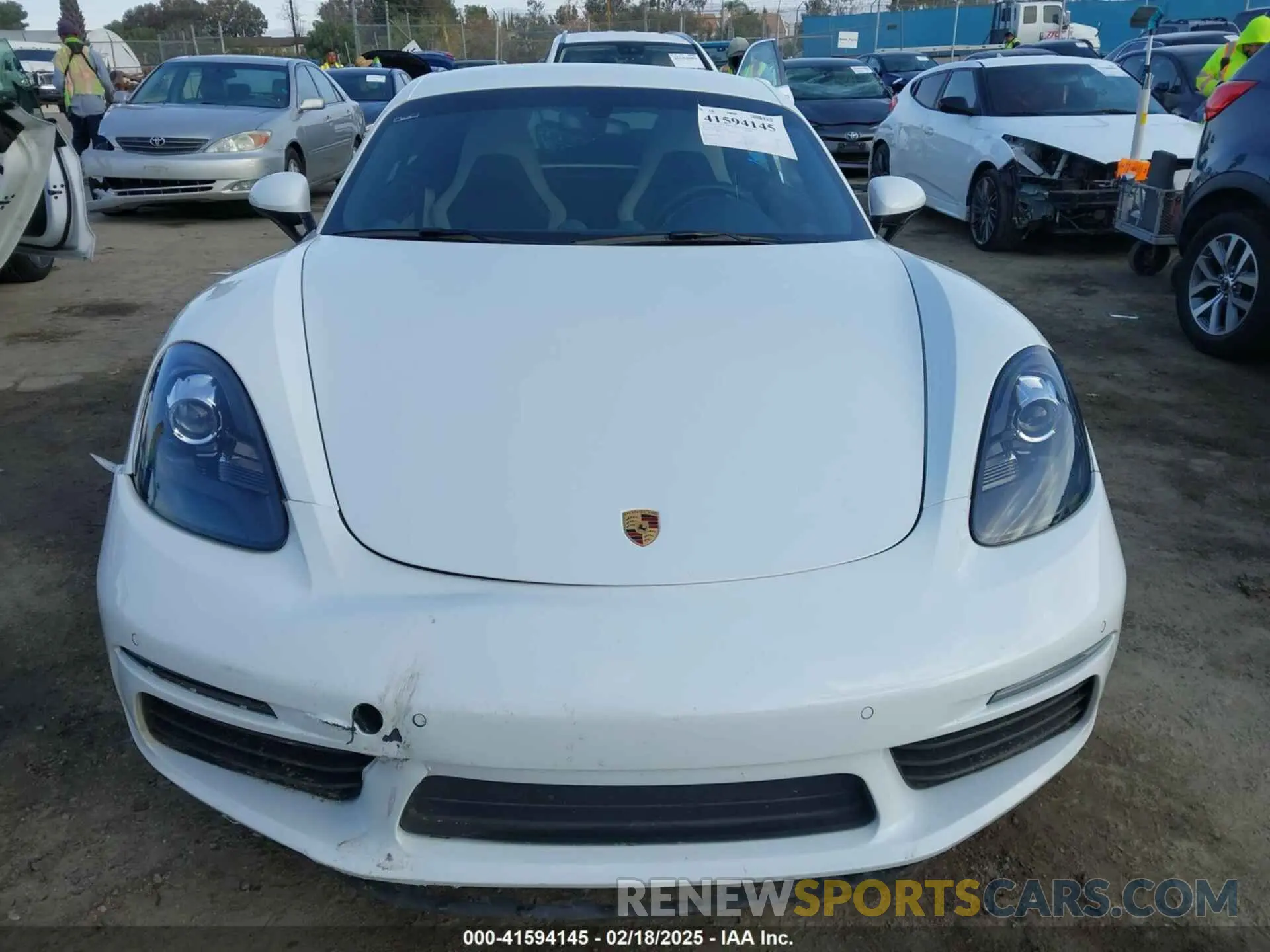 12 fotografías del automóvil dañado WP0AA2A81KS260125 PORSCHE 718 CAYMAN 2019