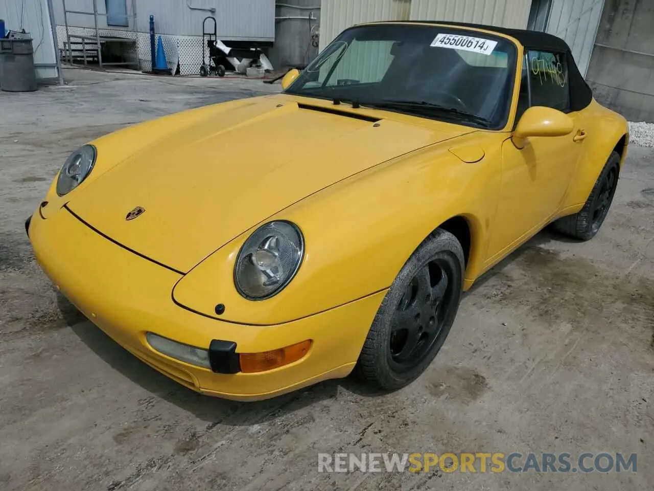 2 fotografías del automóvil dañado WP0CA2990SS340831 PORSCHE 911 1995