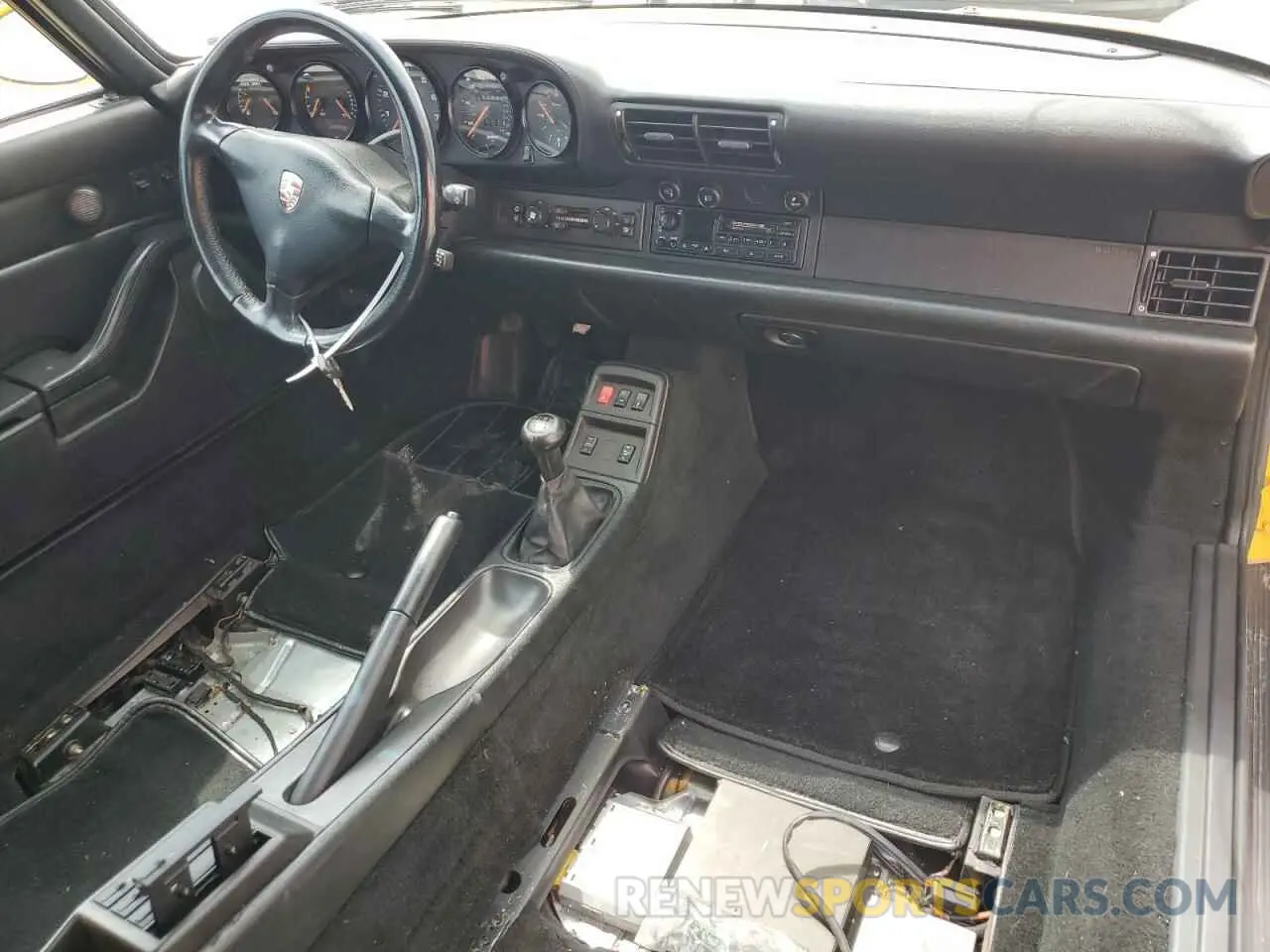 9 fotografías del automóvil dañado WP0CA2990SS340831 PORSCHE 911 1995