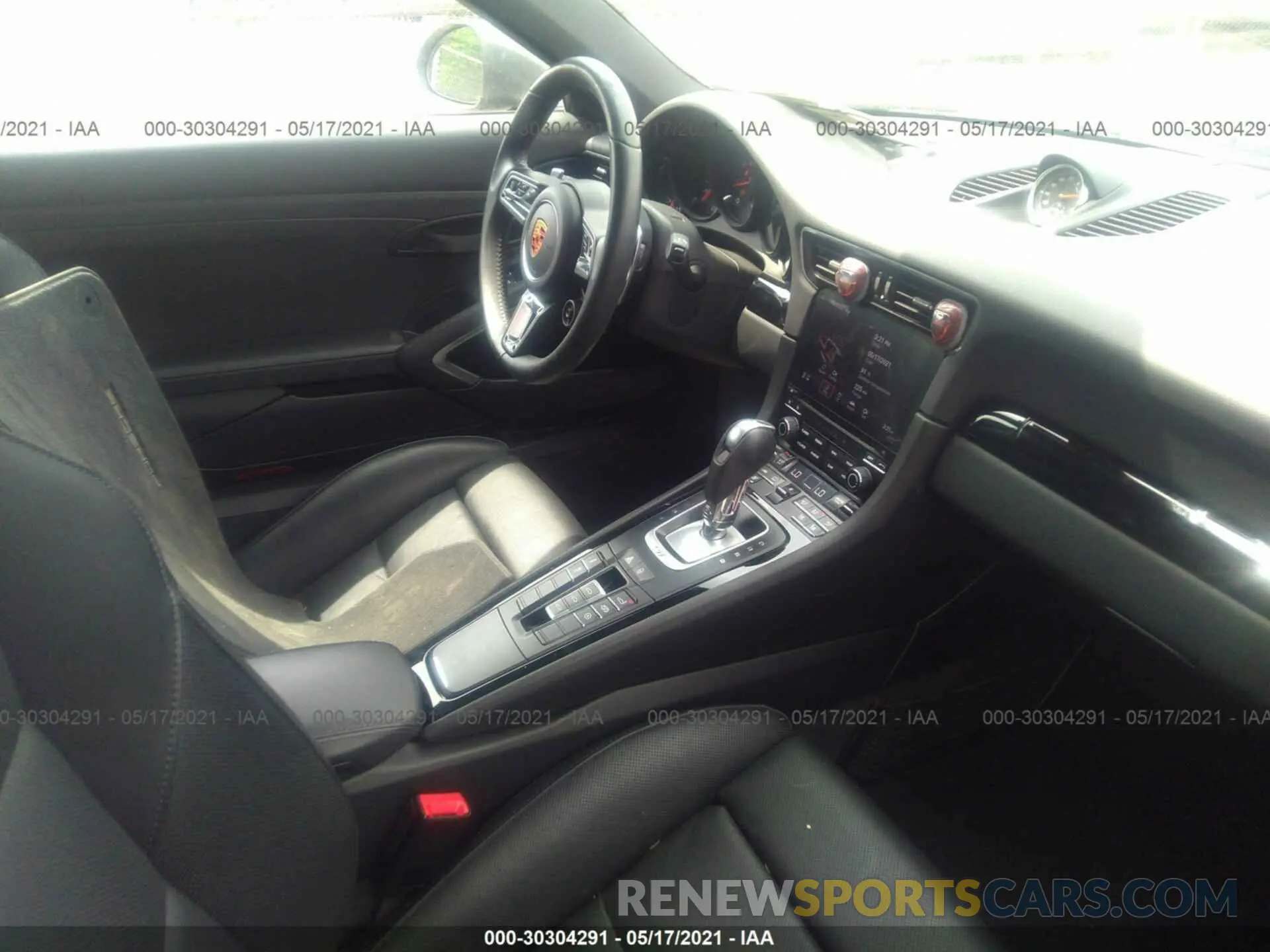 5 fotografías del automóvil dañado WP0AA2A97KS103790 PORSCHE 911 2019