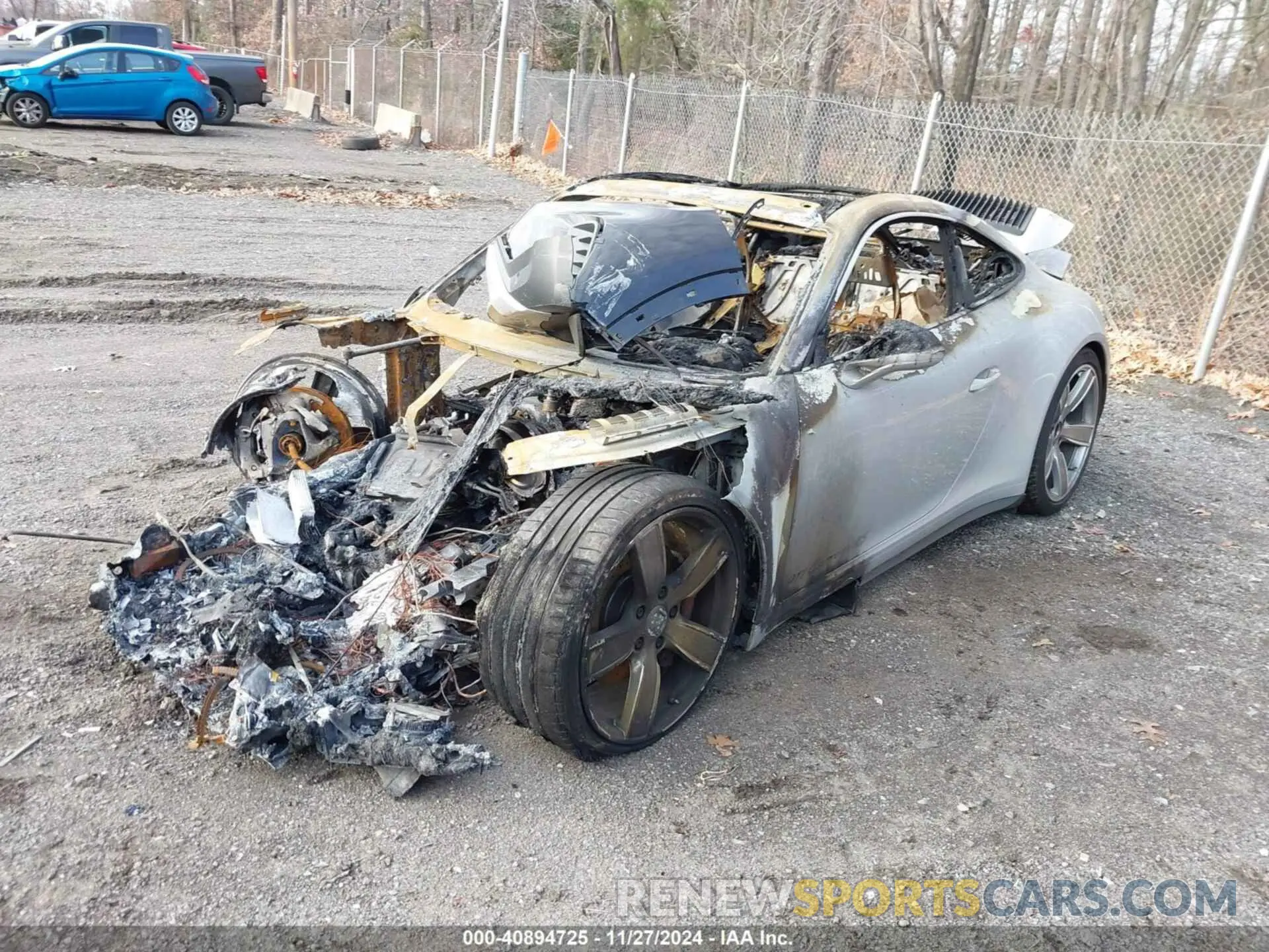 2 fotografías del automóvil dañado WP0AB2A9XKS115803 PORSCHE 911 2019