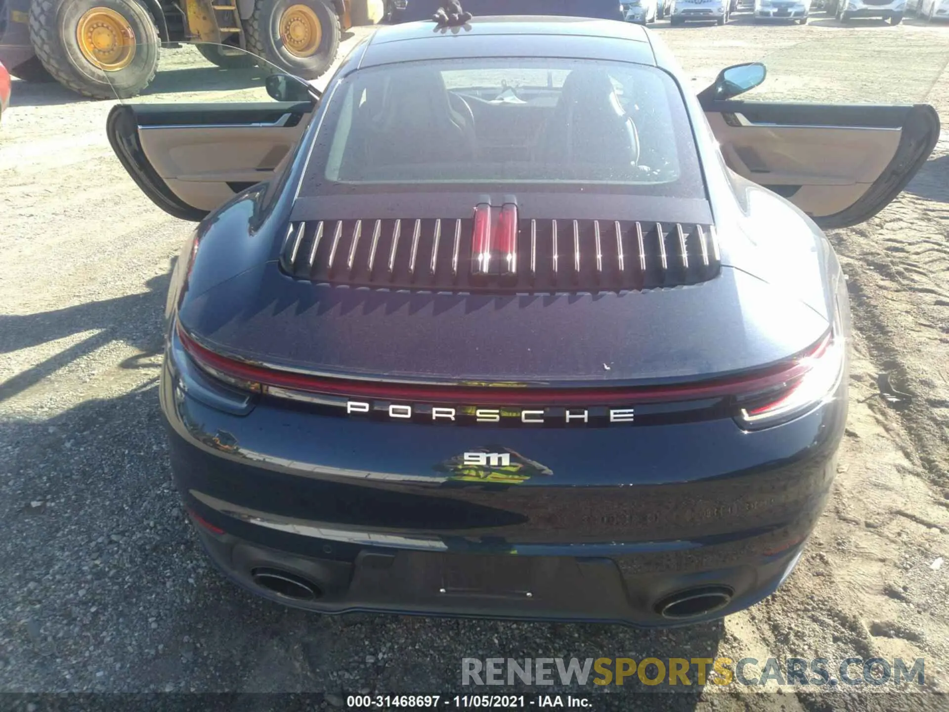 10 fotografías del automóvil dañado WP0AB2A97LS225189 PORSCHE 911 2020