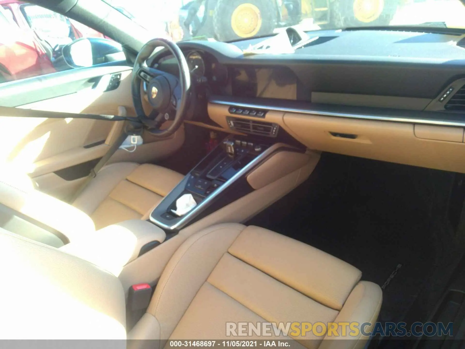 5 fotografías del automóvil dañado WP0AB2A97LS225189 PORSCHE 911 2020