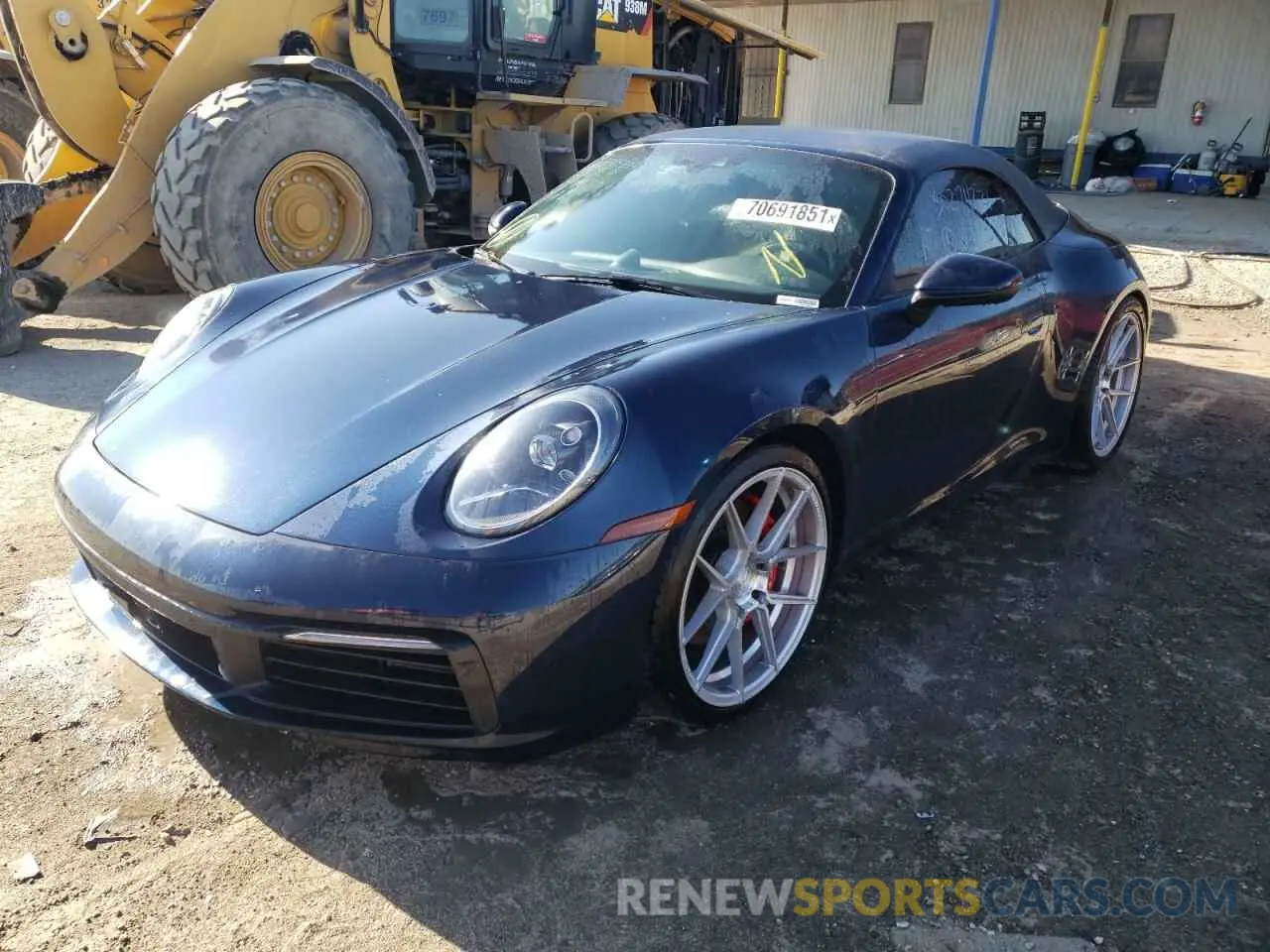 2 fotografías del automóvil dañado WP0CB2A96LS263151 PORSCHE 911 2020