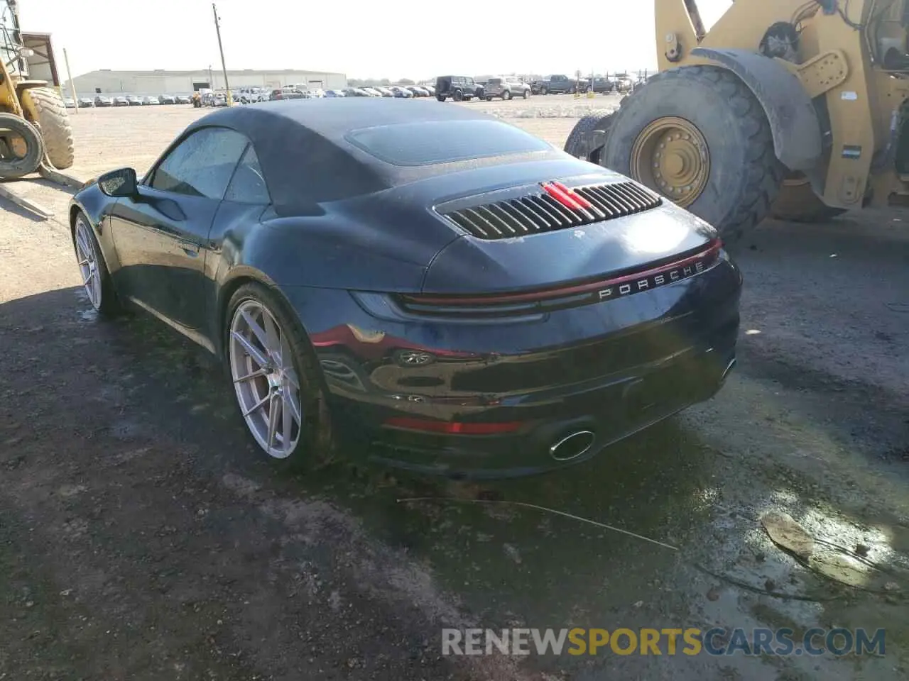 3 fotografías del automóvil dañado WP0CB2A96LS263151 PORSCHE 911 2020