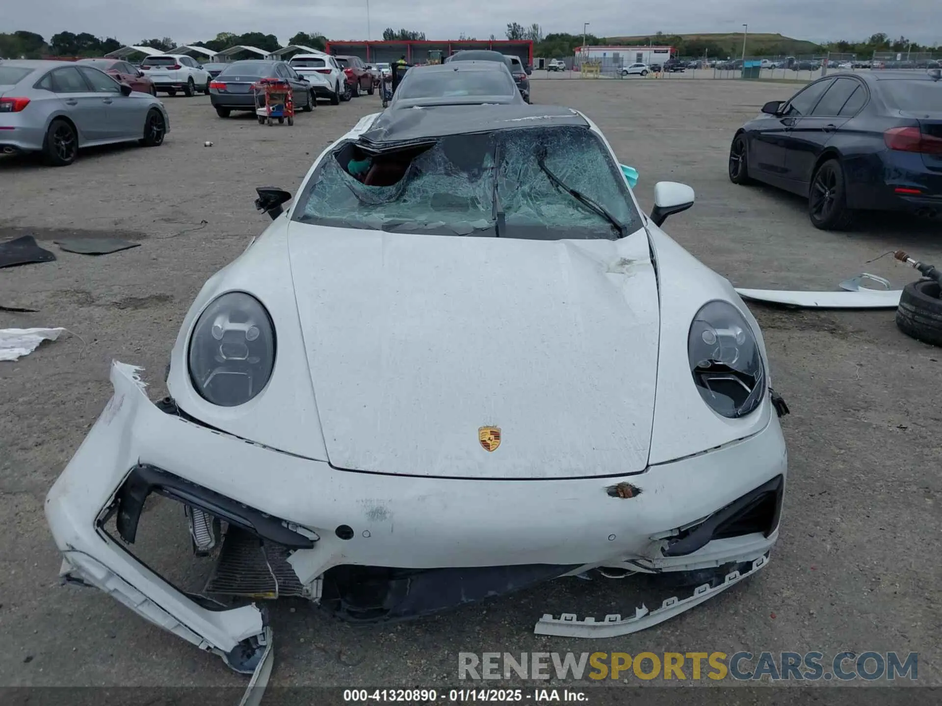 6 fotografías del automóvil dañado WP0AA2A95MS206533 PORSCHE 911 2021