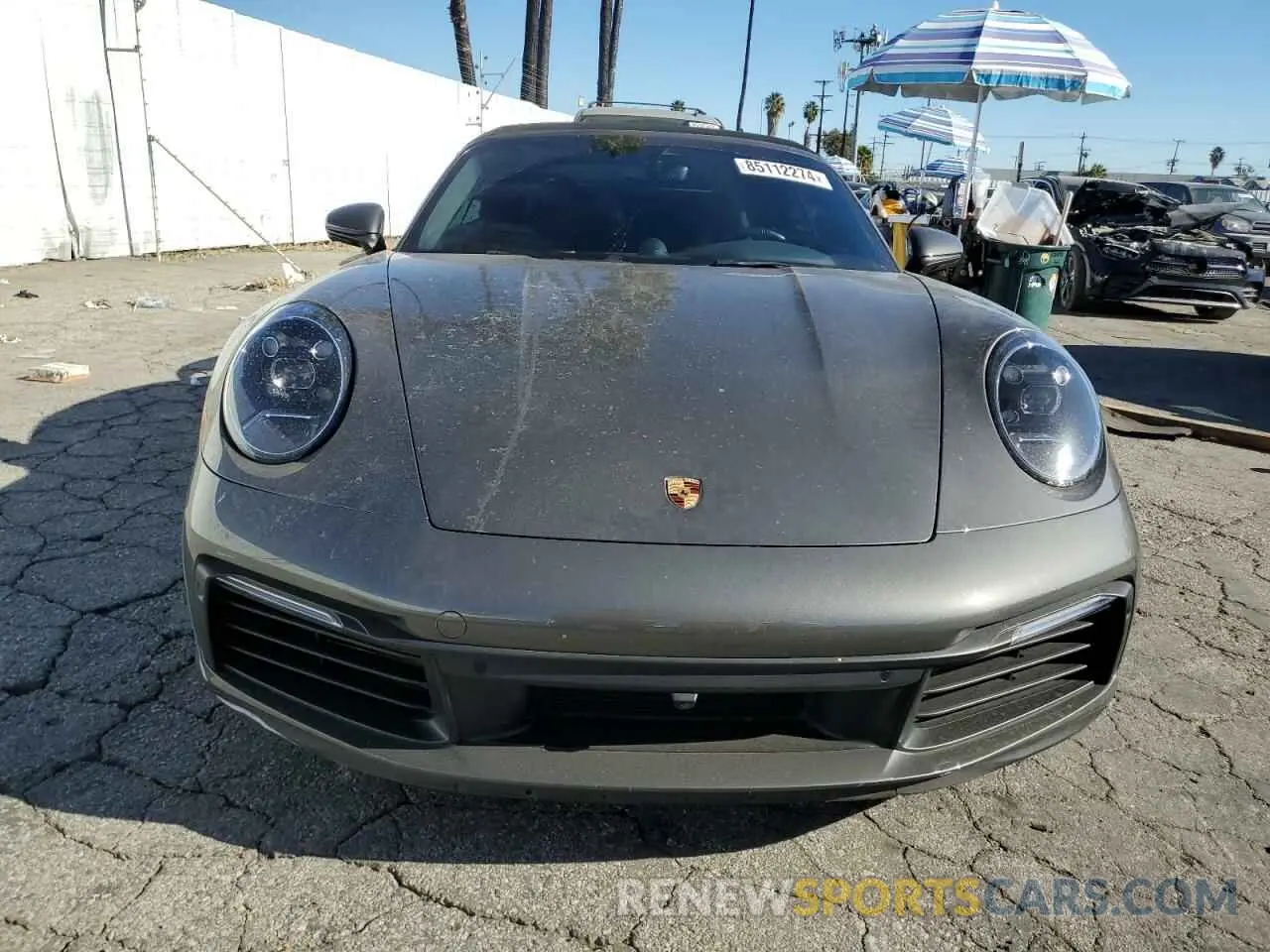 5 fotografías del automóvil dañado WP0CA2A94MS239368 PORSCHE 911 2021