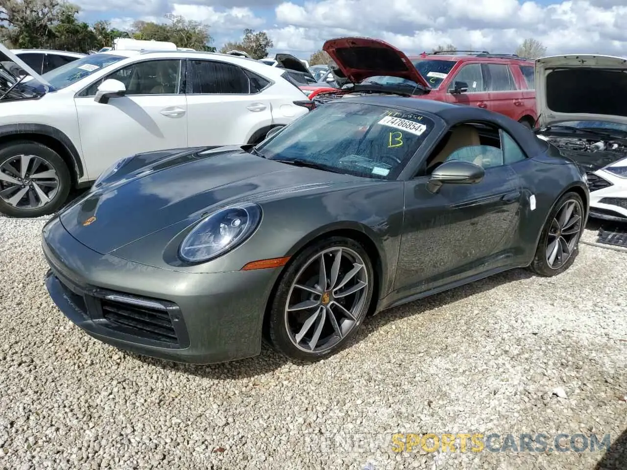 1 fotografías del automóvil dañado WP0CA2A95MS239735 PORSCHE 911 2021