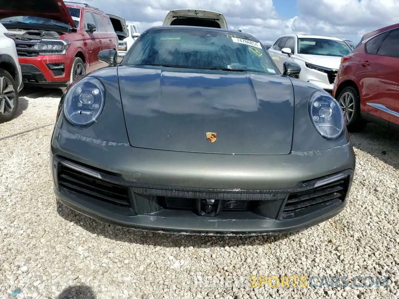 5 fotografías del automóvil dañado WP0CA2A95MS239735 PORSCHE 911 2021