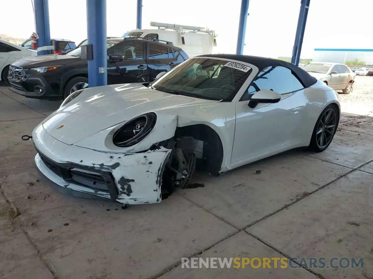1 fotografías del automóvil dañado WP0CB2A92MS248261 PORSCHE 911 2021