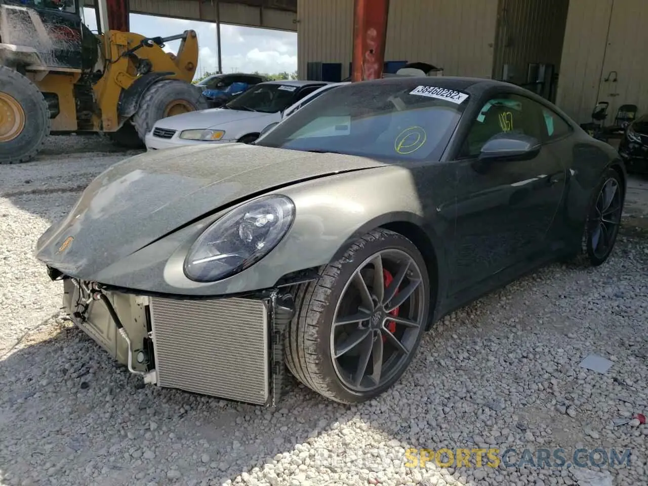 2 fotografías del automóvil dañado WP0AB2A93NS220297 PORSCHE 911 2022