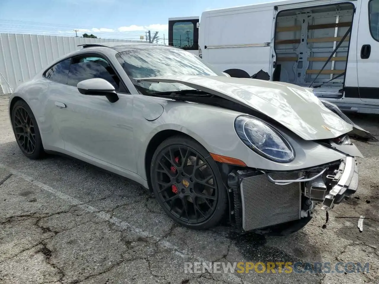 4 fotografías del automóvil dañado WP0AB2A98NS222790 PORSCHE 911 2022