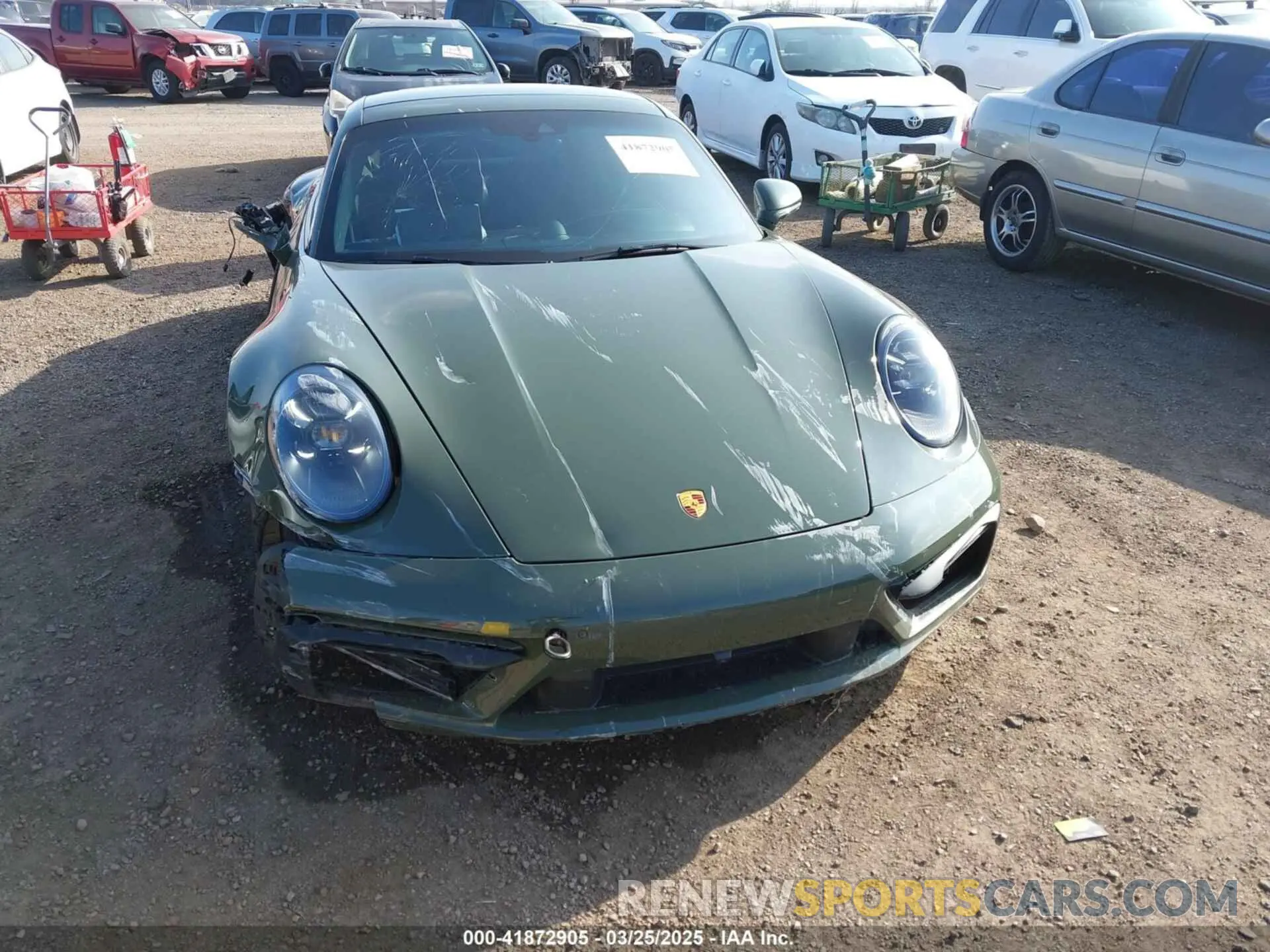 12 fotografías del automóvil dañado WP0AB2A9XNS222421 PORSCHE 911 2022