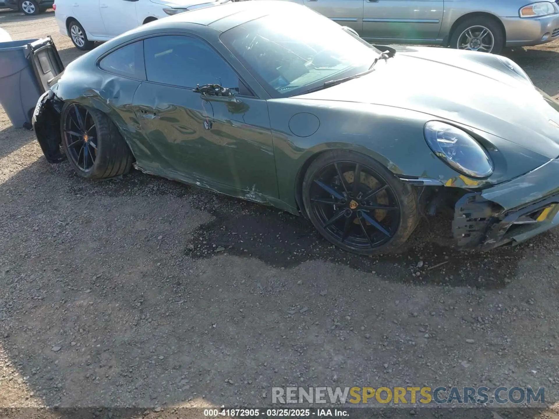 6 fotografías del automóvil dañado WP0AB2A9XNS222421 PORSCHE 911 2022