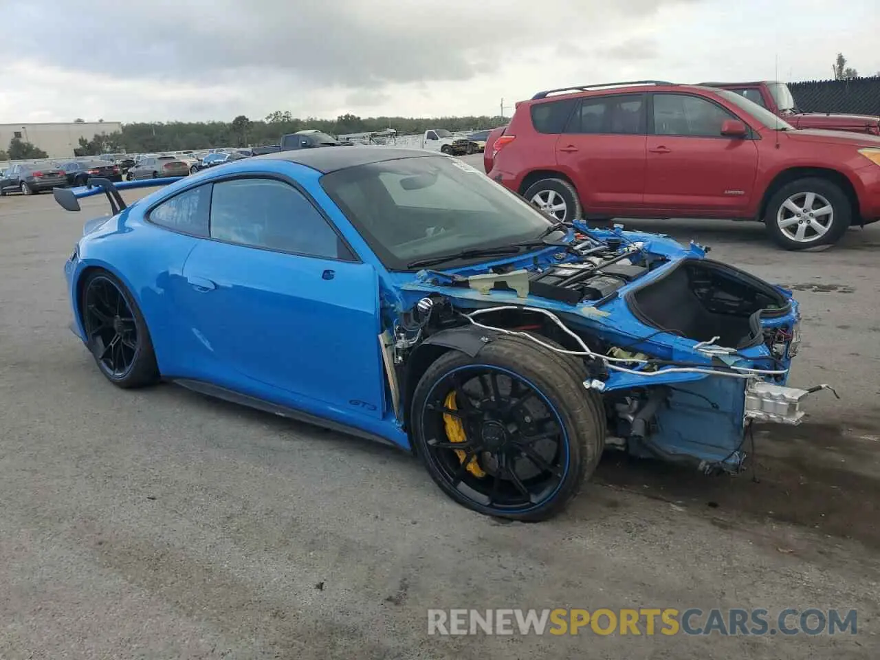 4 fotografías del automóvil dañado WP0AC2A98NS268262 PORSCHE 911 2022