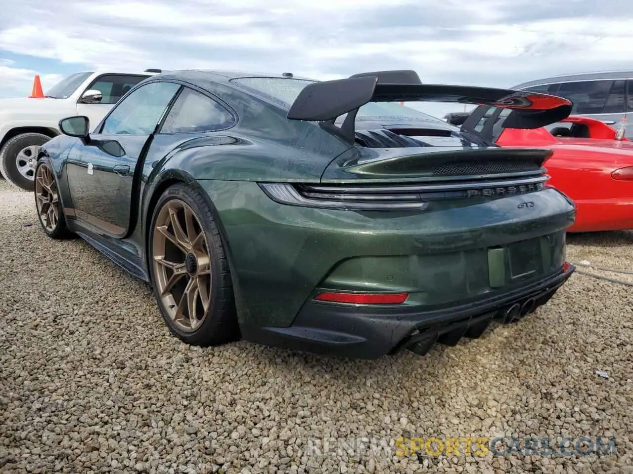 3 fotografías del automóvil dañado WP0AC2A9XNS270384 PORSCHE 911 2022