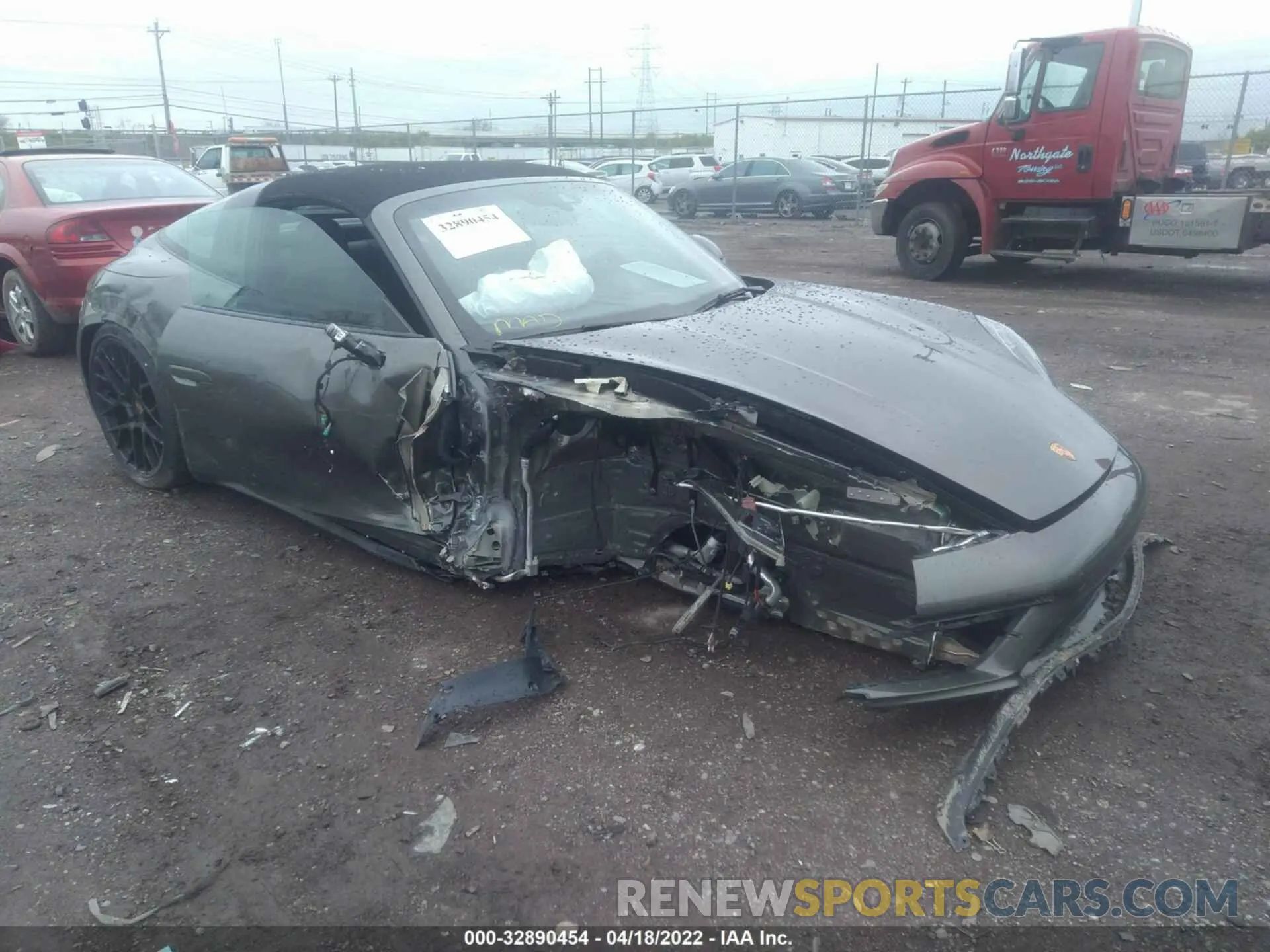1 fotografías del automóvil dañado WP0BB2A94NS231748 PORSCHE 911 2022
