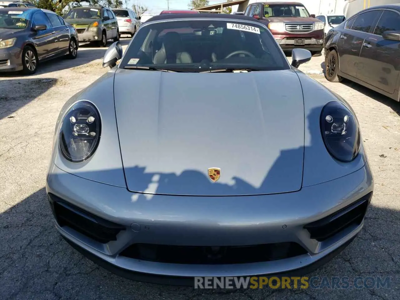 5 fotografías del automóvil dañado WP0BB2A98NS232515 PORSCHE 911 2022