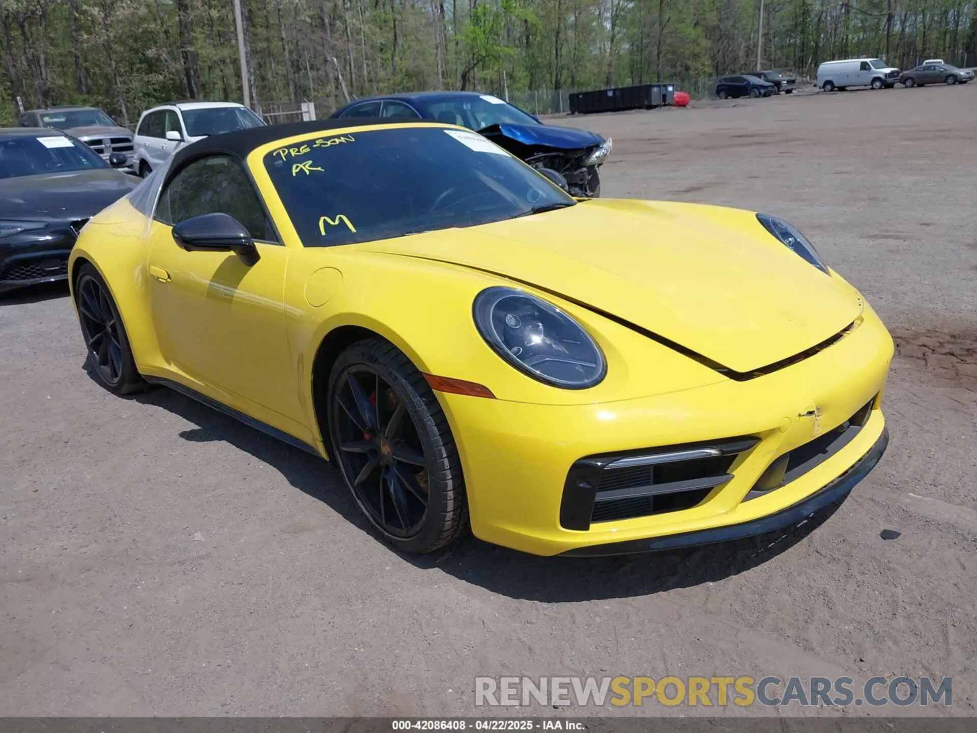 1 fotografías del automóvil dañado WP0CB2A92NS245314 PORSCHE 911 2022