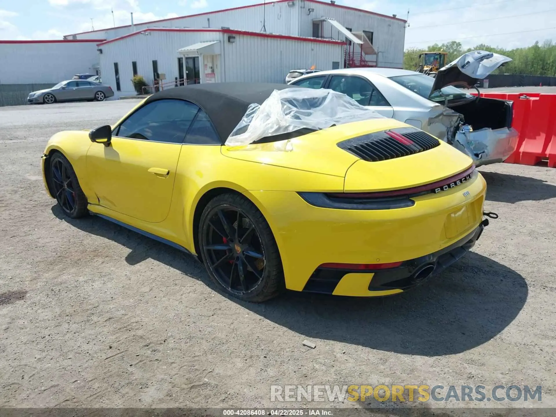 3 fotografías del automóvil dañado WP0CB2A92NS245314 PORSCHE 911 2022