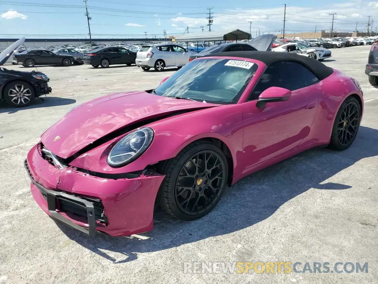 1 fotografías del automóvil dañado WP0CB2A92NS245412 PORSCHE 911 2022