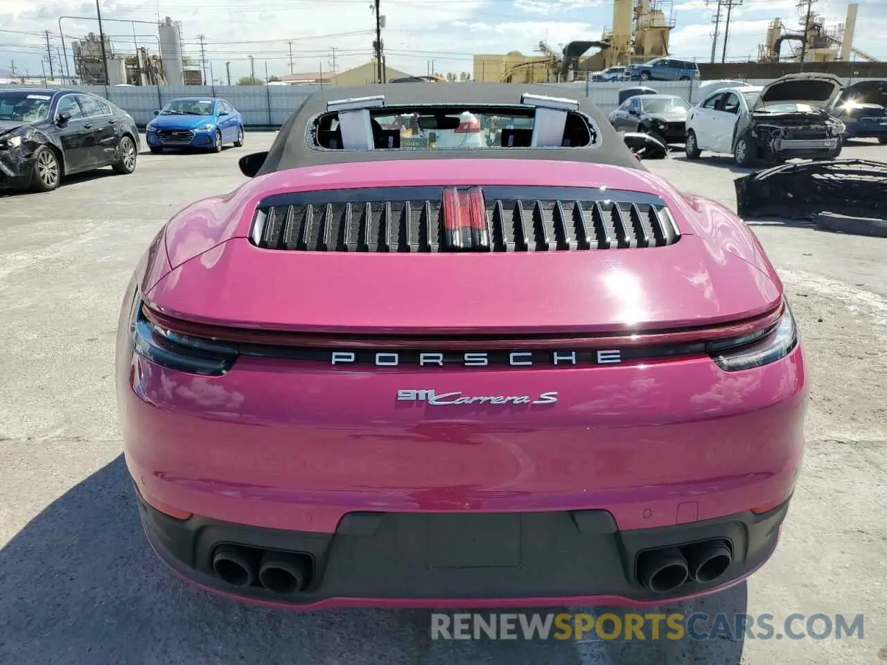 6 fotografías del automóvil dañado WP0CB2A92NS245412 PORSCHE 911 2022